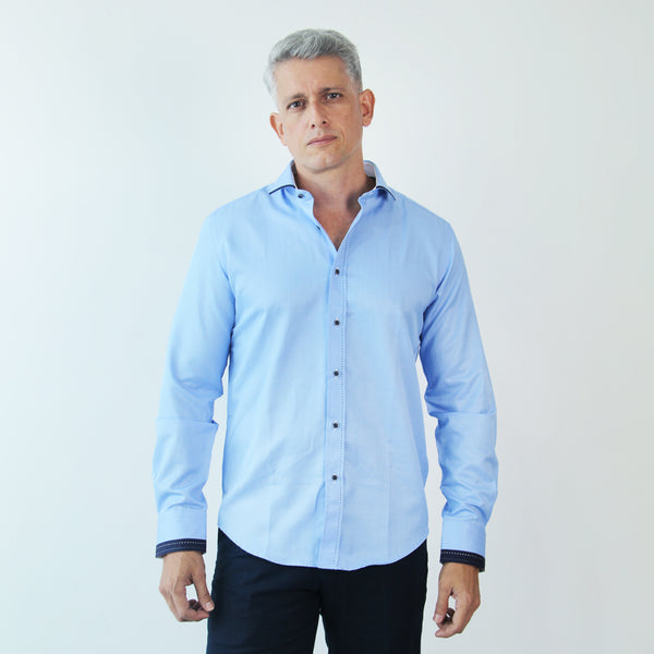Camisa Collection ML Hombre Blue