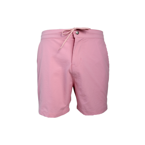 Pantaloneta Unicolor Jon Sonen Hombre Pink