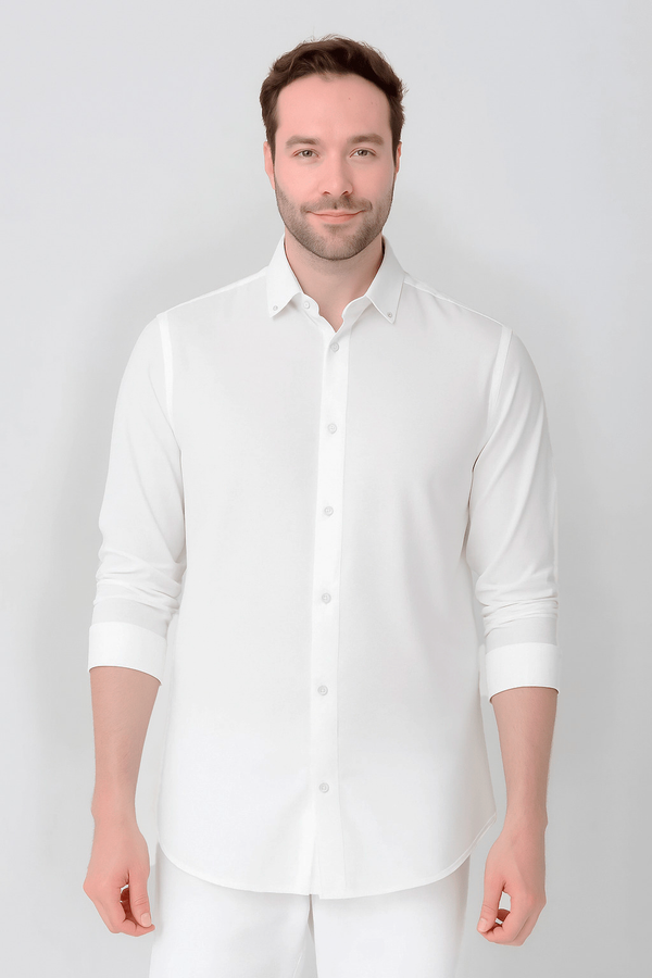 Camisa Manga Larga Jon Sonen Topman