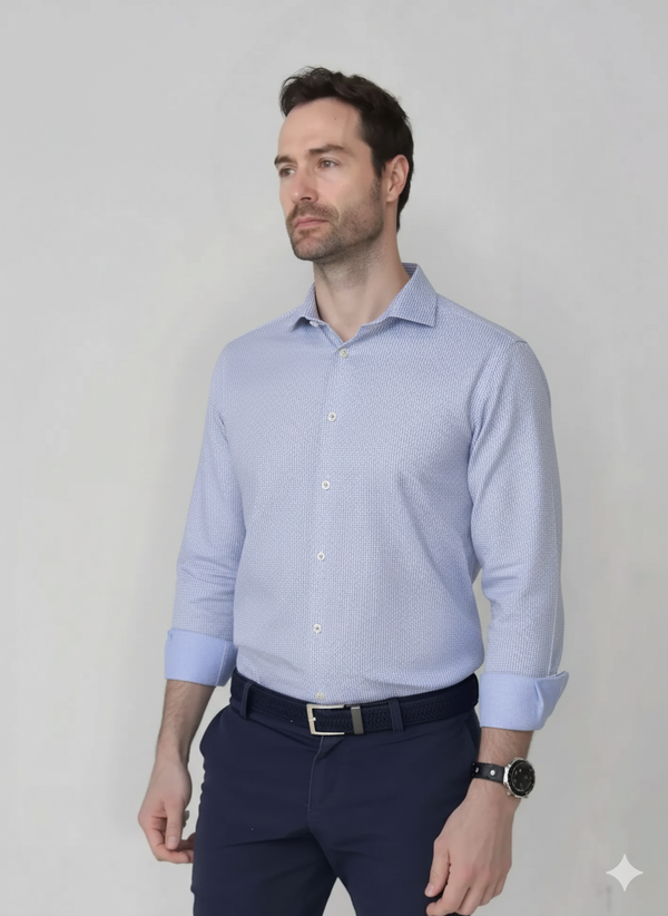 Camisa Manga Larga Casual Jon Sonen
