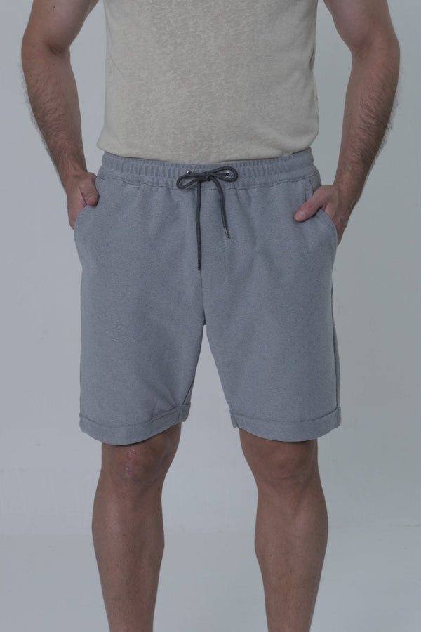 Bermuda Burda Js Hombre Gris Jaspe - JON SONEN COLOMBIA