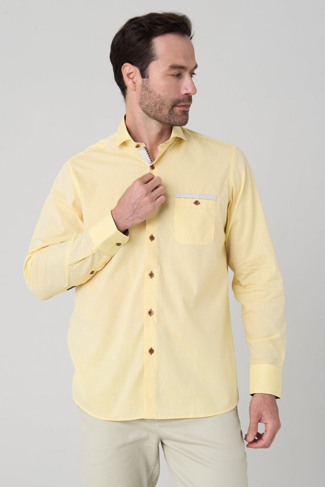 Camisa Jon Sonen casual manga larga - JON SONEN COLOMBIA