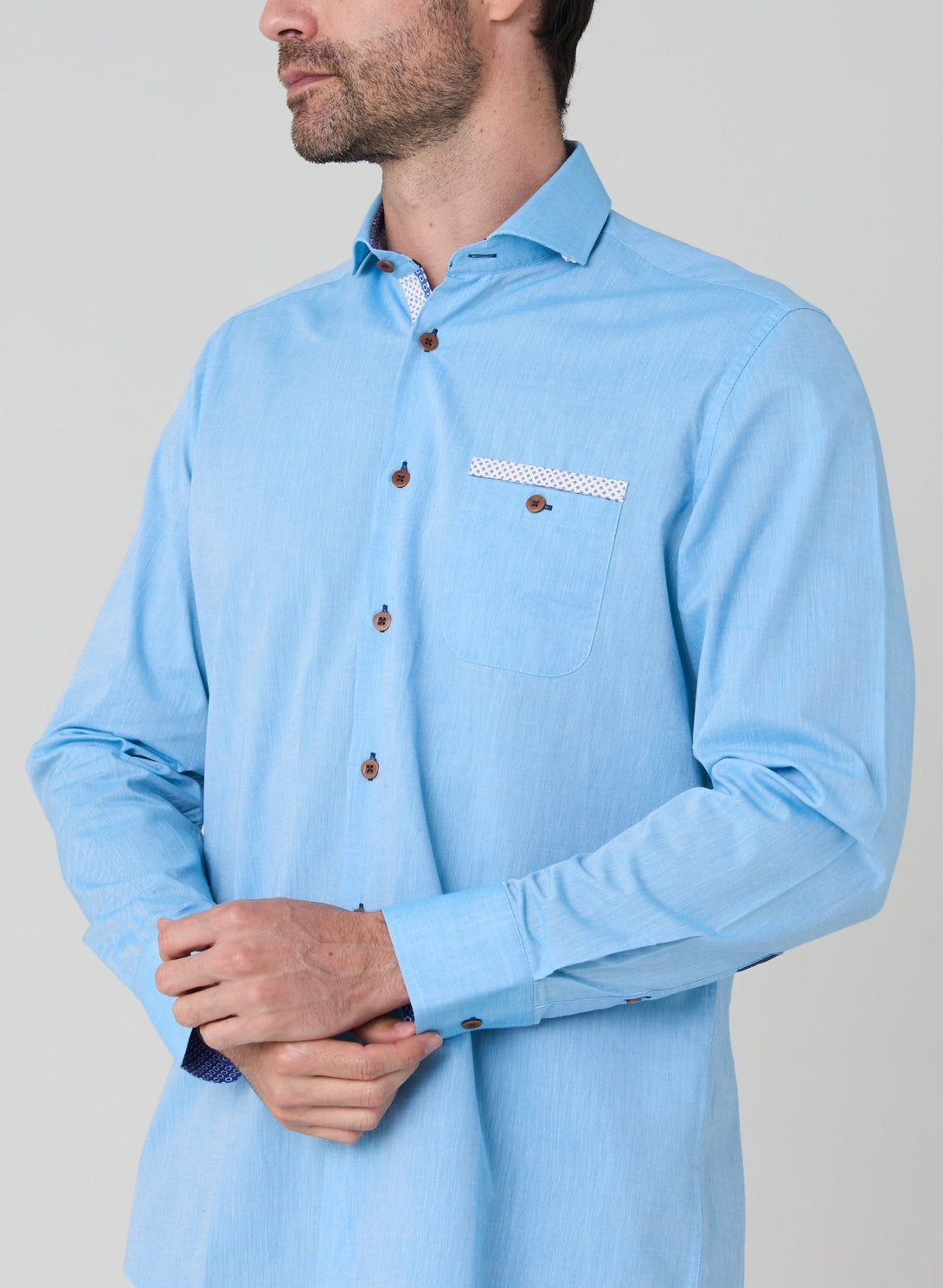 Camisa Jon Sonen Casual Manga Larga - JON SONEN COLOMBIA