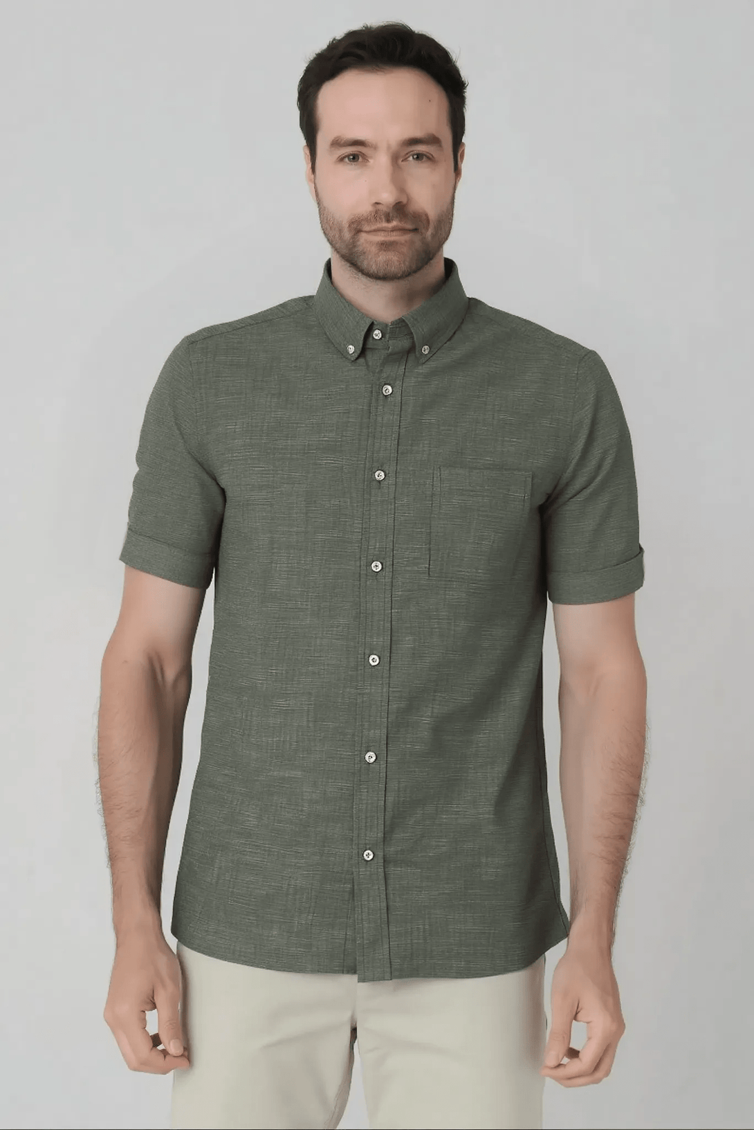 Camisa Manga Corta Casual Jon Sonen - JON SONEN COLOMBIA