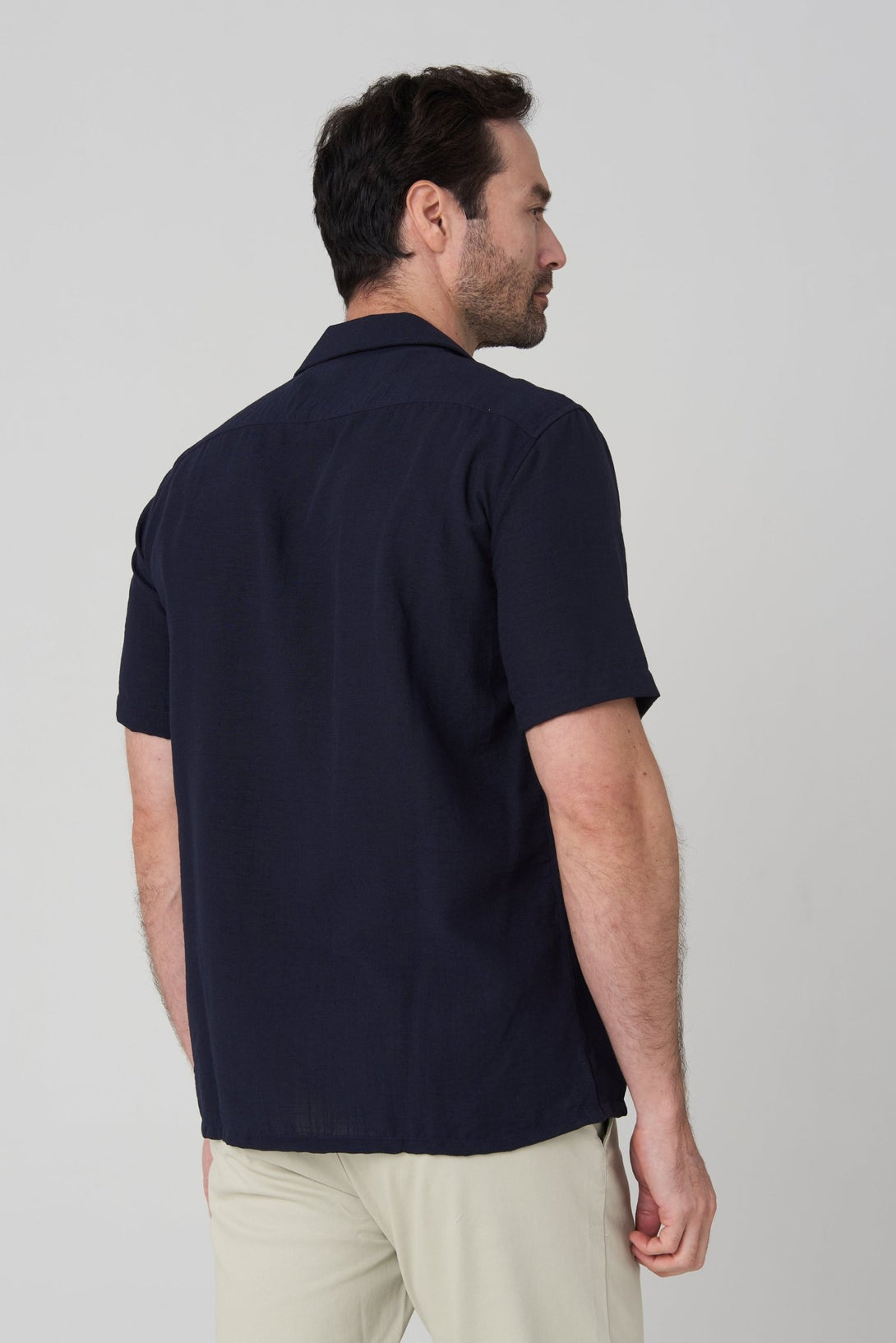 Camisa manga corta cuello sport baru - JON SONEN COLOMBIA