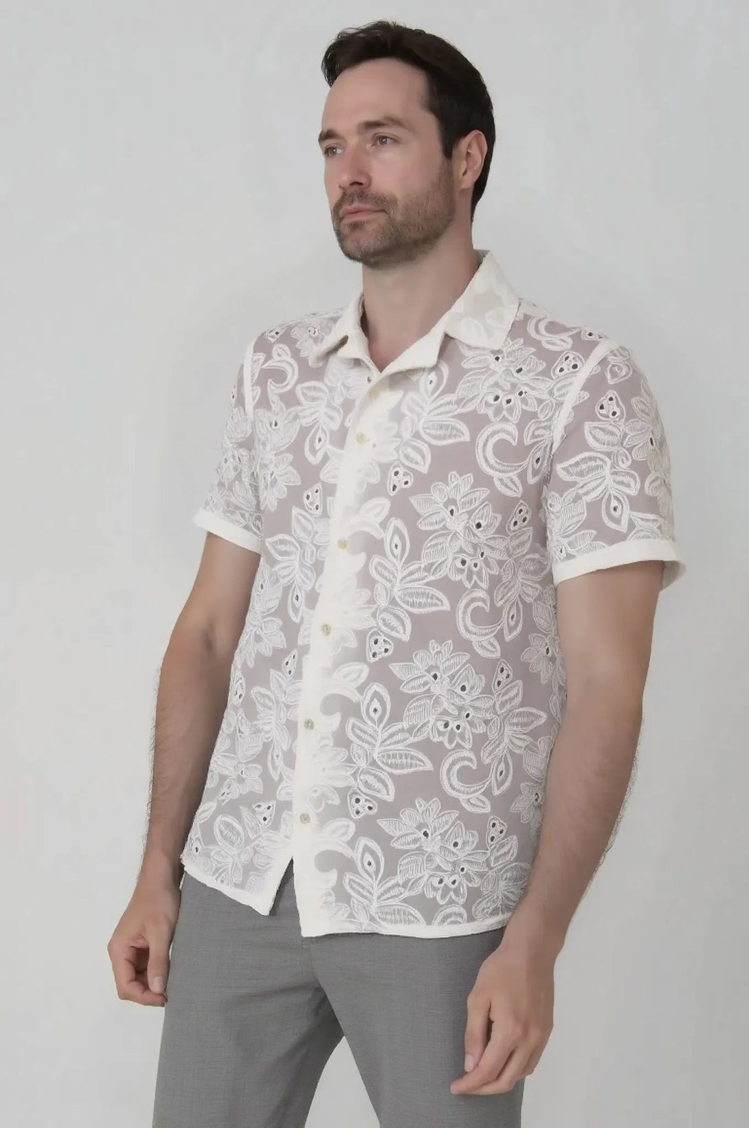 Camisa manga corta cuello sport Jon Sonen - JON SONEN COLOMBIA