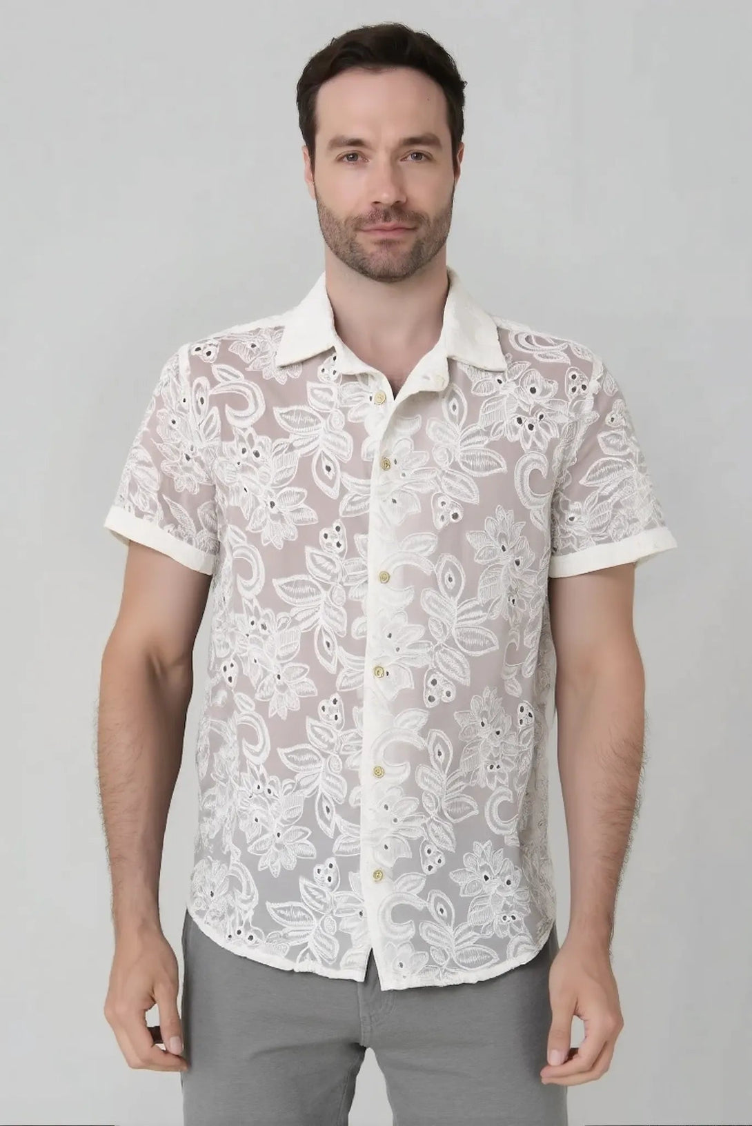 Camisa manga corta cuello sport Jon Sonen - JON SONEN COLOMBIA