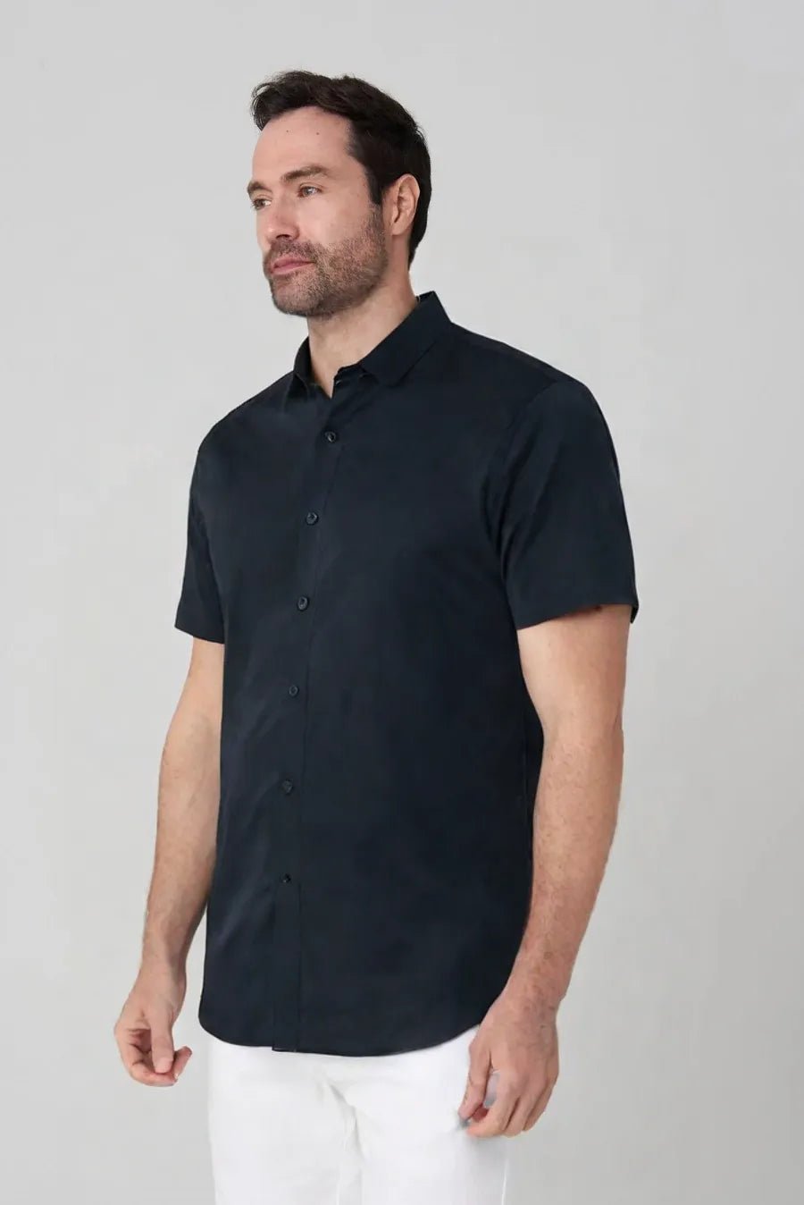 Camisa manga corta efecto Denim - JON SONEN COLOMBIA