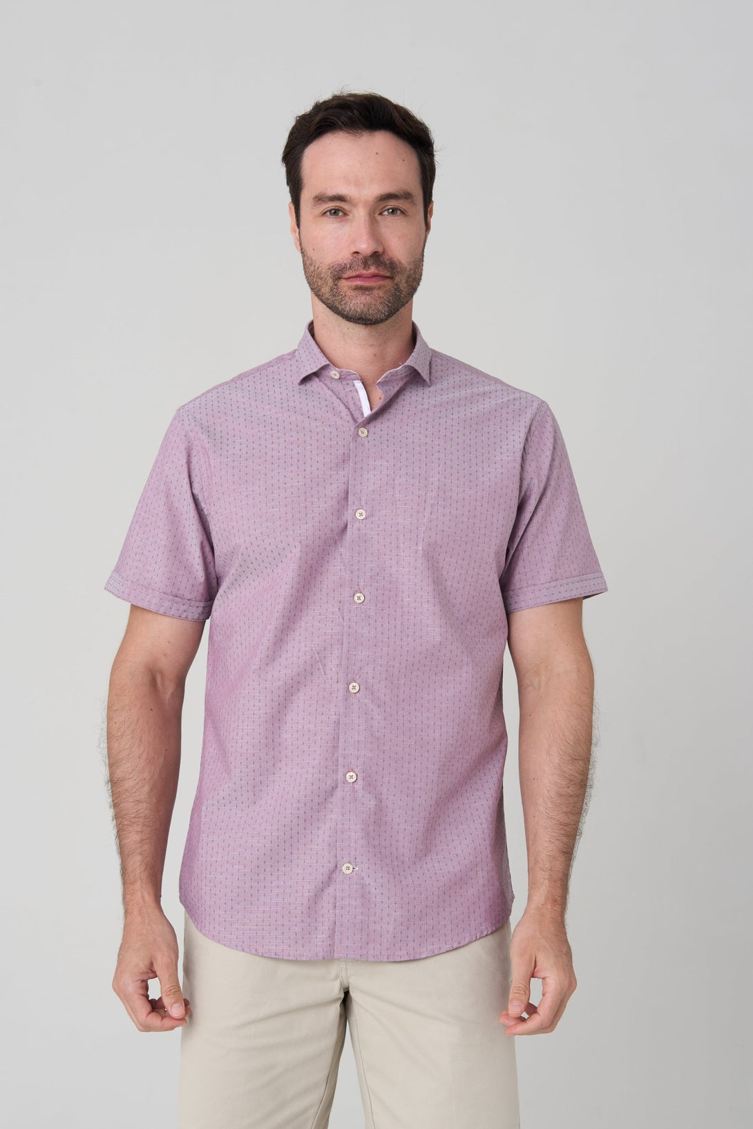 Camisa manga corta Jon Sonen cotton - JON SONEN COLOMBIA