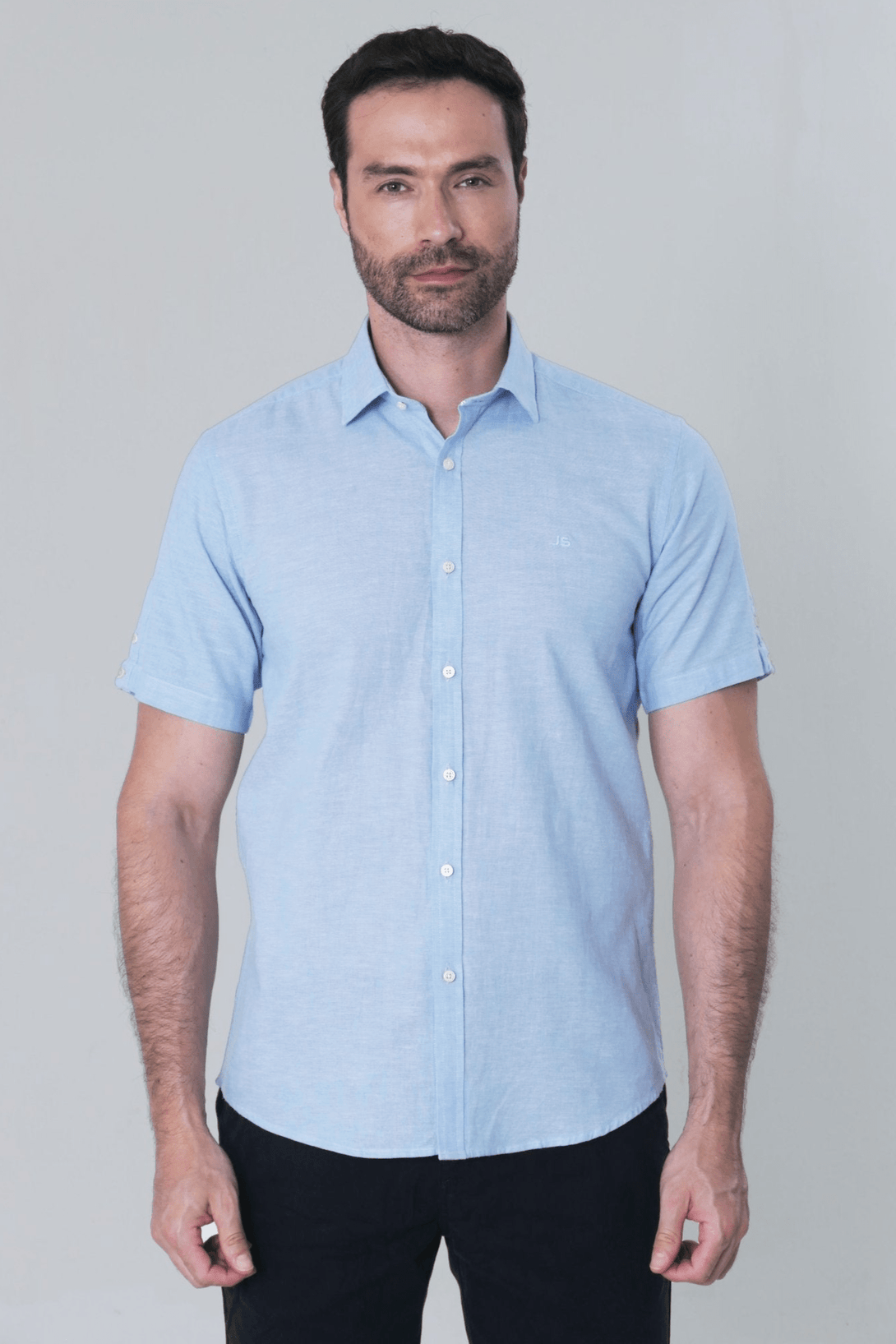 Camisa Manga Corta Lino/A Bies Jon Sonen - JON SONEN COLOMBIA