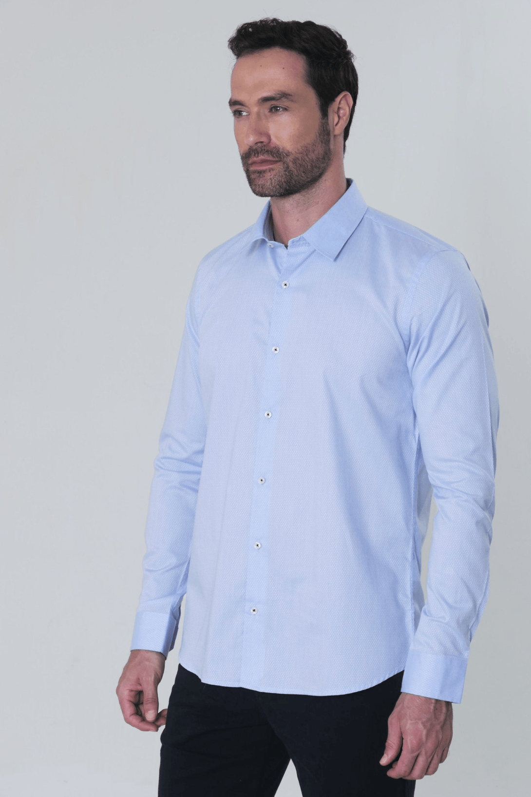 Camisa Manga Larga de Rayas - JON SONEN COLOMBIA