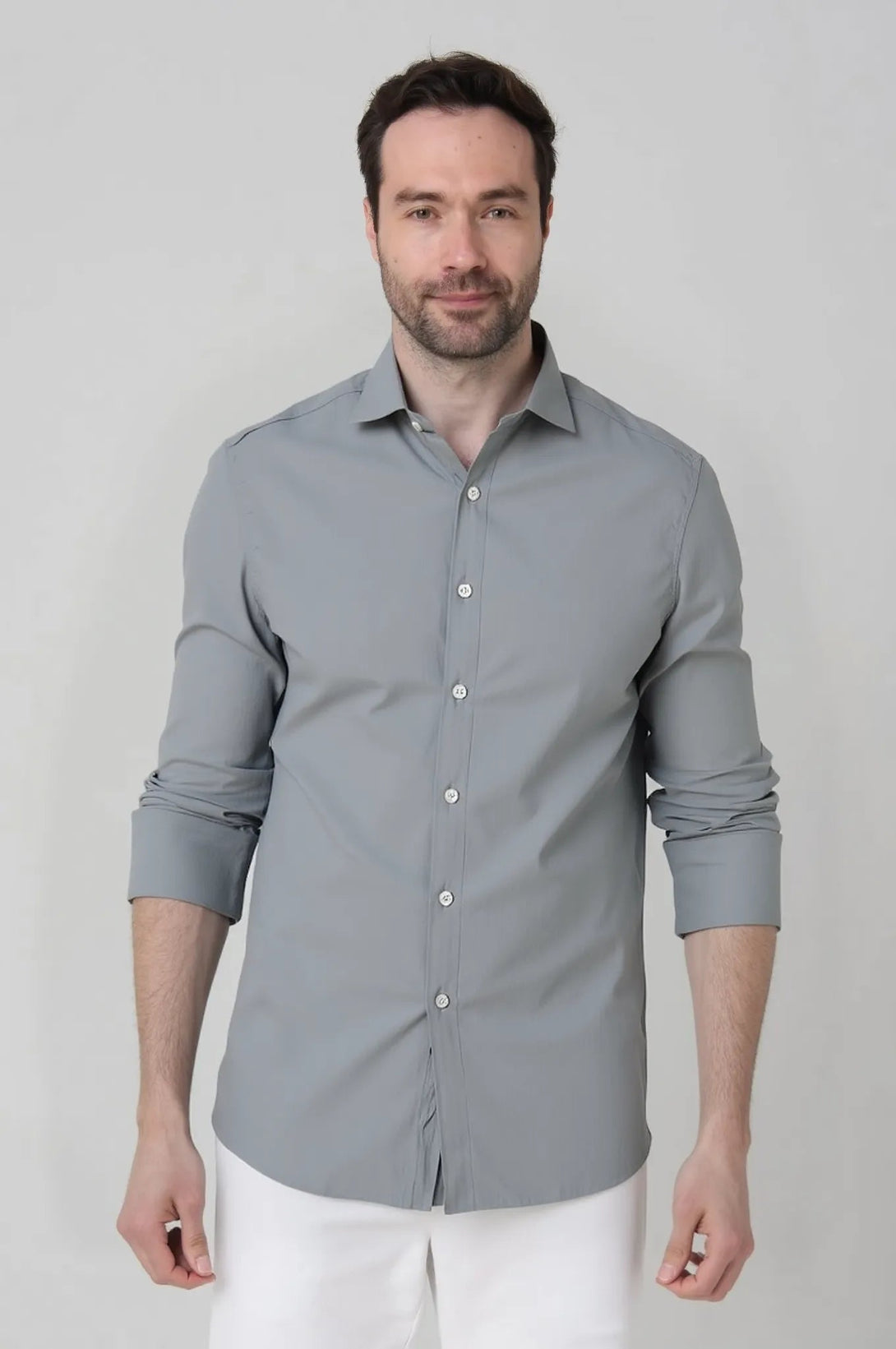 Camisa Manga Larga Jon Sonen Casual - JON SONEN COLOMBIA