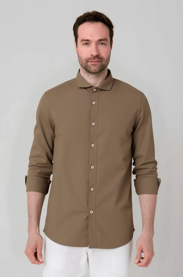 Camisa manga larga Jon sonen Lino / Algodón - JON SONEN COLOMBIA