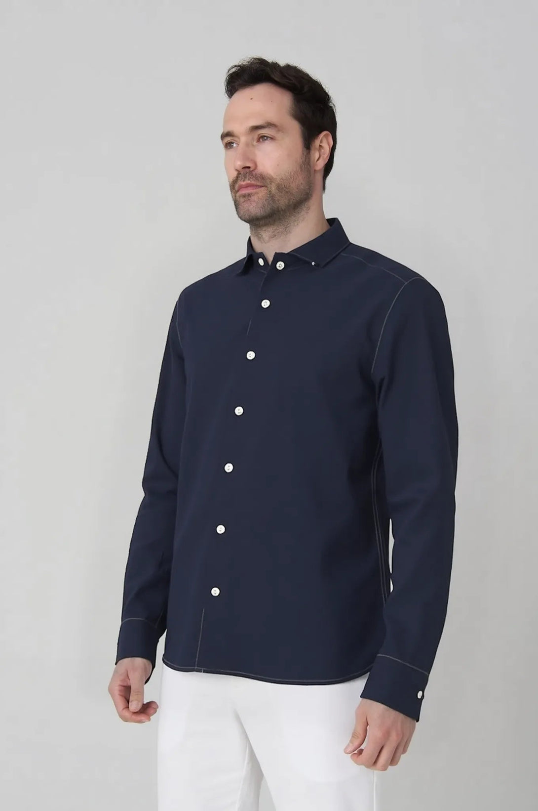 CAMISA MANGA LARGA LINO JON SONEN - JON SONEN COLOMBIA