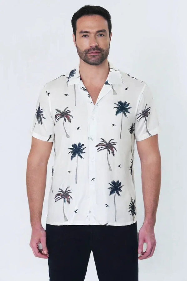 Camisa Mc Cuello sport estampada - JON SONEN COLOMBIA