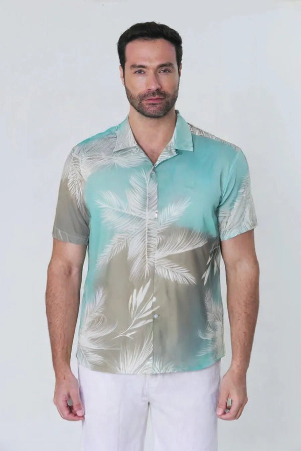 Camisa Mc cuello sport estampada - JON SONEN COLOMBIA