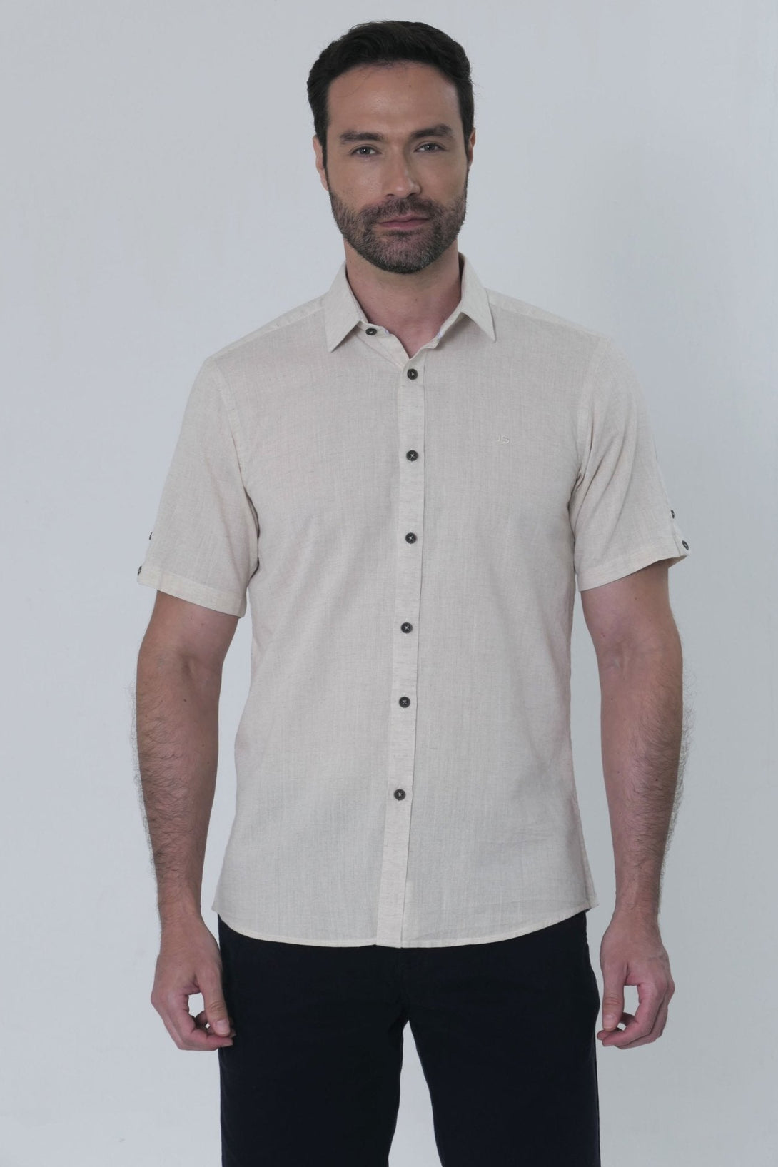 Camisa MC Lino/A Bies JS - JON SONEN COLOMBIA