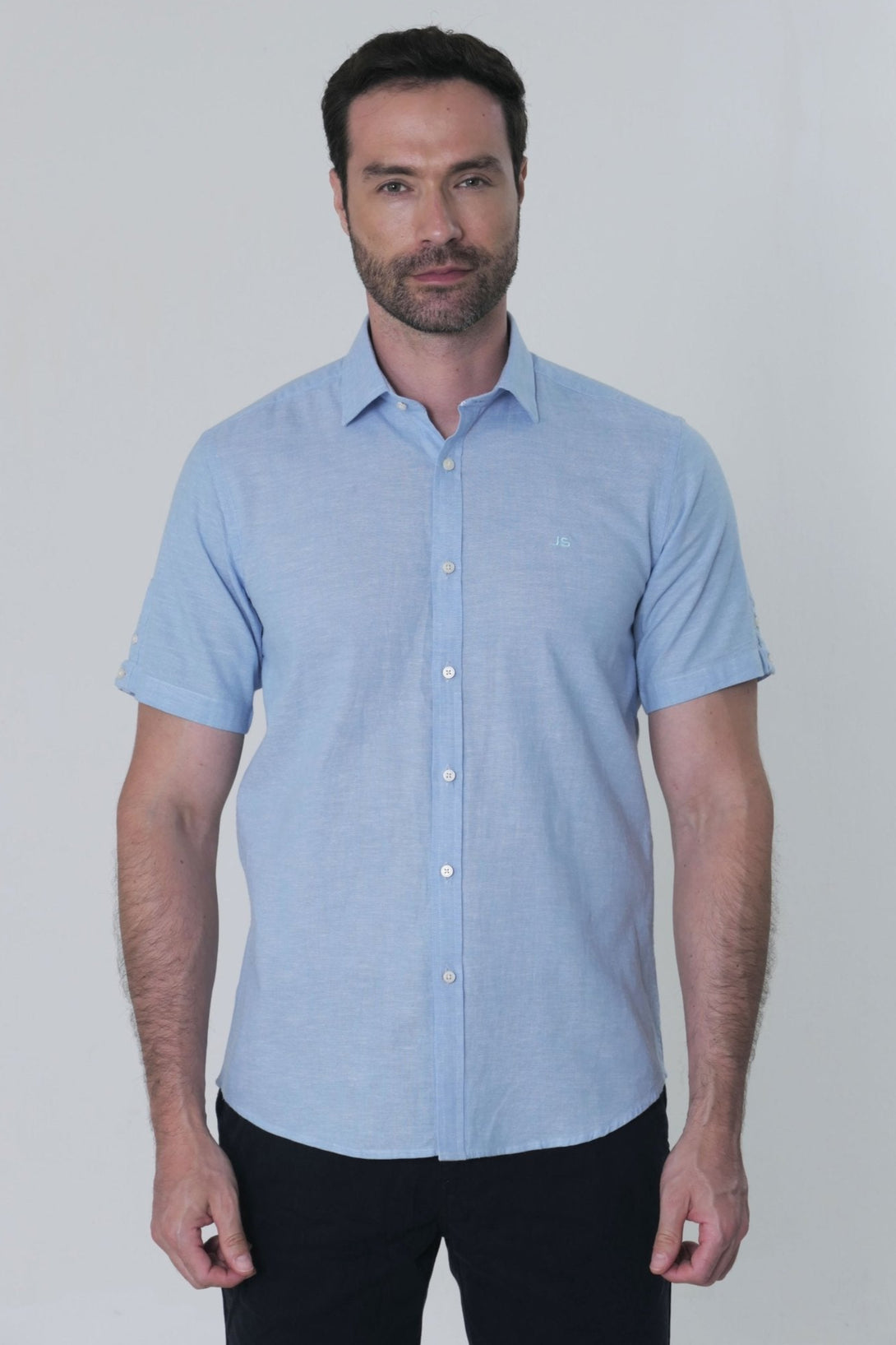 Camisa MC Lino/A Bies JS - JON SONEN COLOMBIA