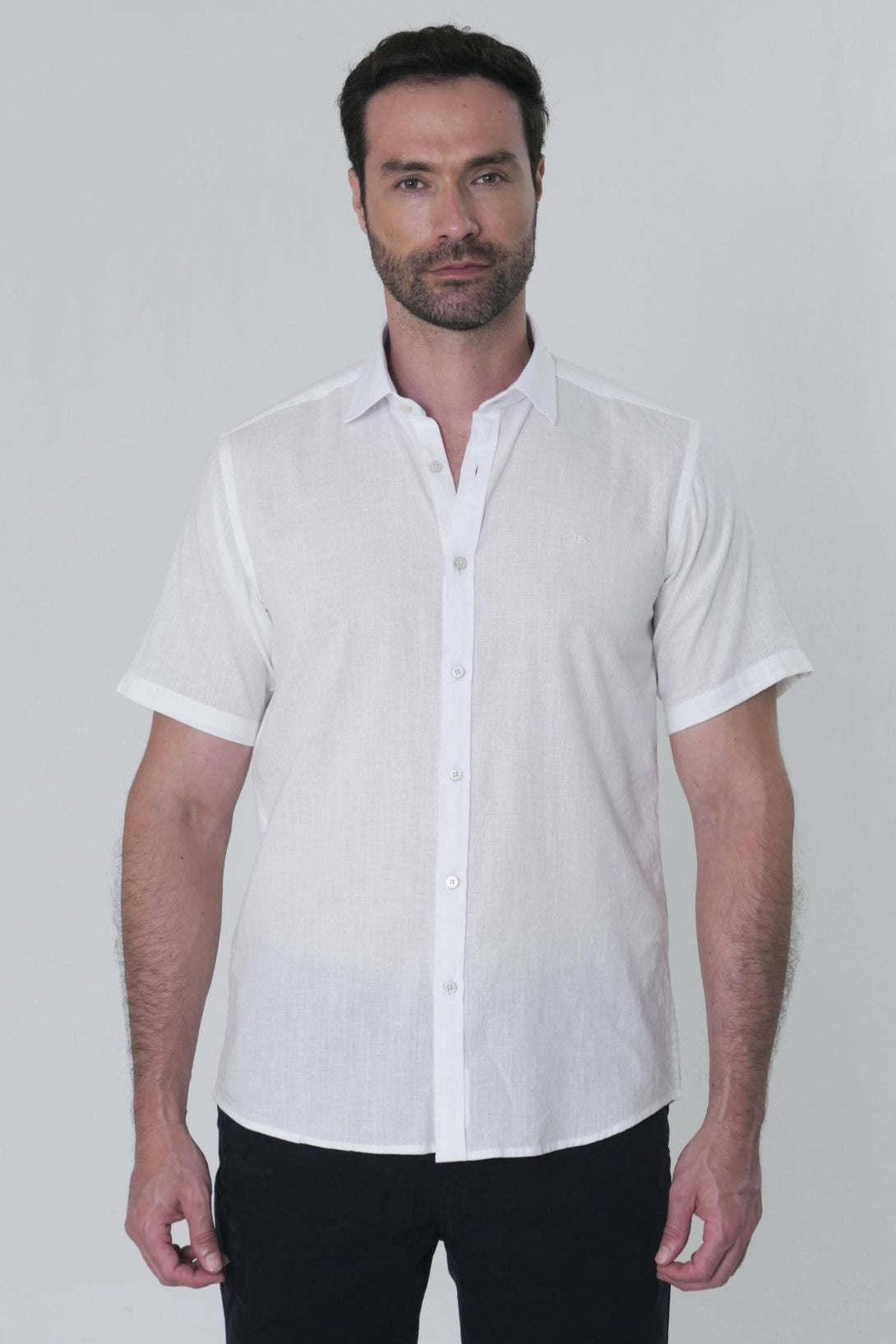 Camisa MC Lino/A Bies JS - JON SONEN COLOMBIA