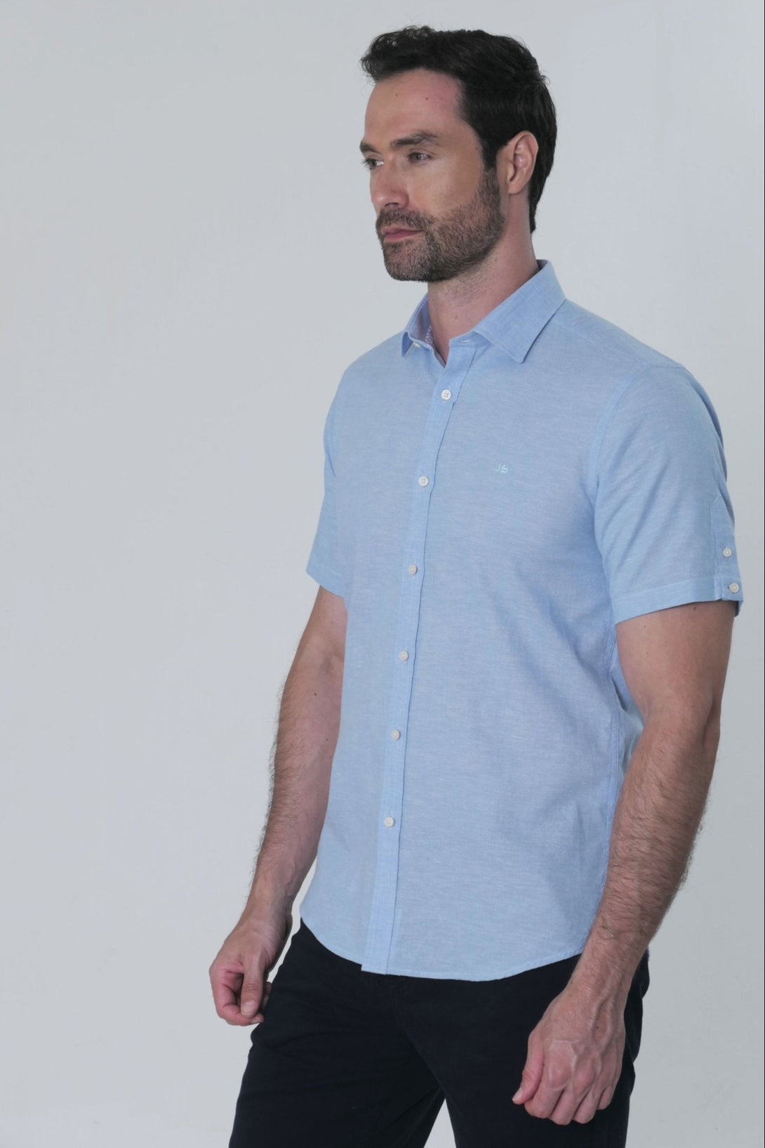 Camisa MC Lino/A Bies JS - JON SONEN COLOMBIA
