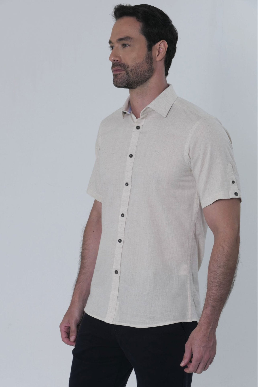 Camisa MC Lino/A Bies JS - JON SONEN COLOMBIA