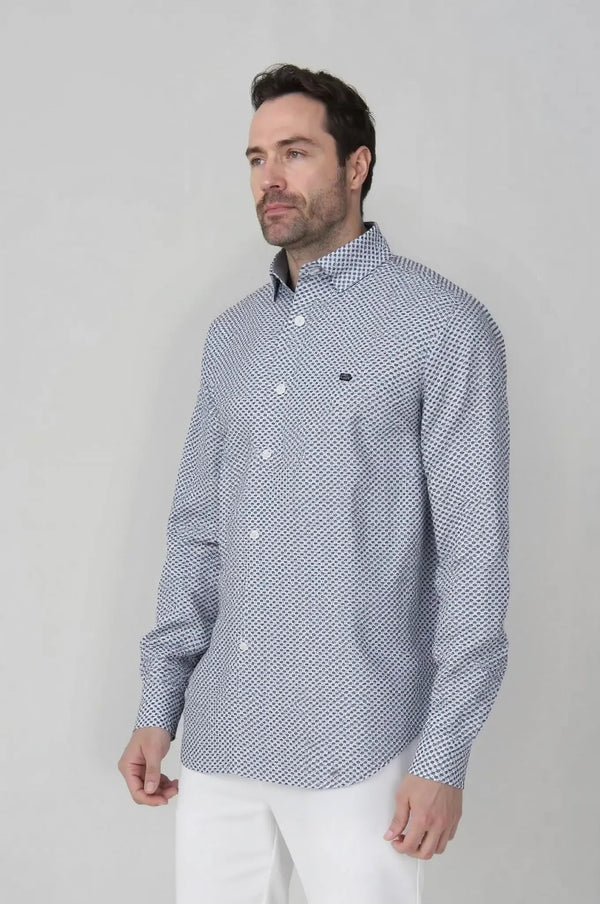 Camisa Sestri Manga Larga Jon Sonen - JON SONEN COLOMBIA
