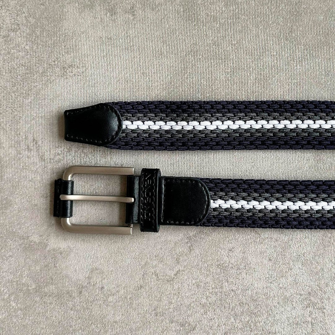 Cinturón Jon Sonen Trenzado Navy - JON SONEN COLOMBIA