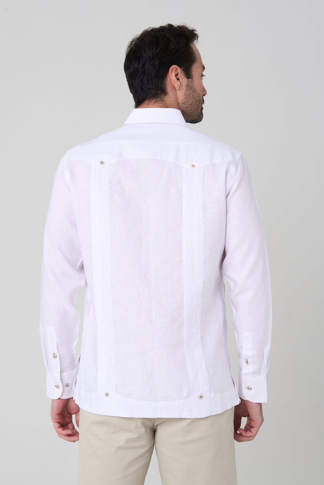 Guayabera presidencial Jon Sonen linen - JON SONEN COLOMBIA