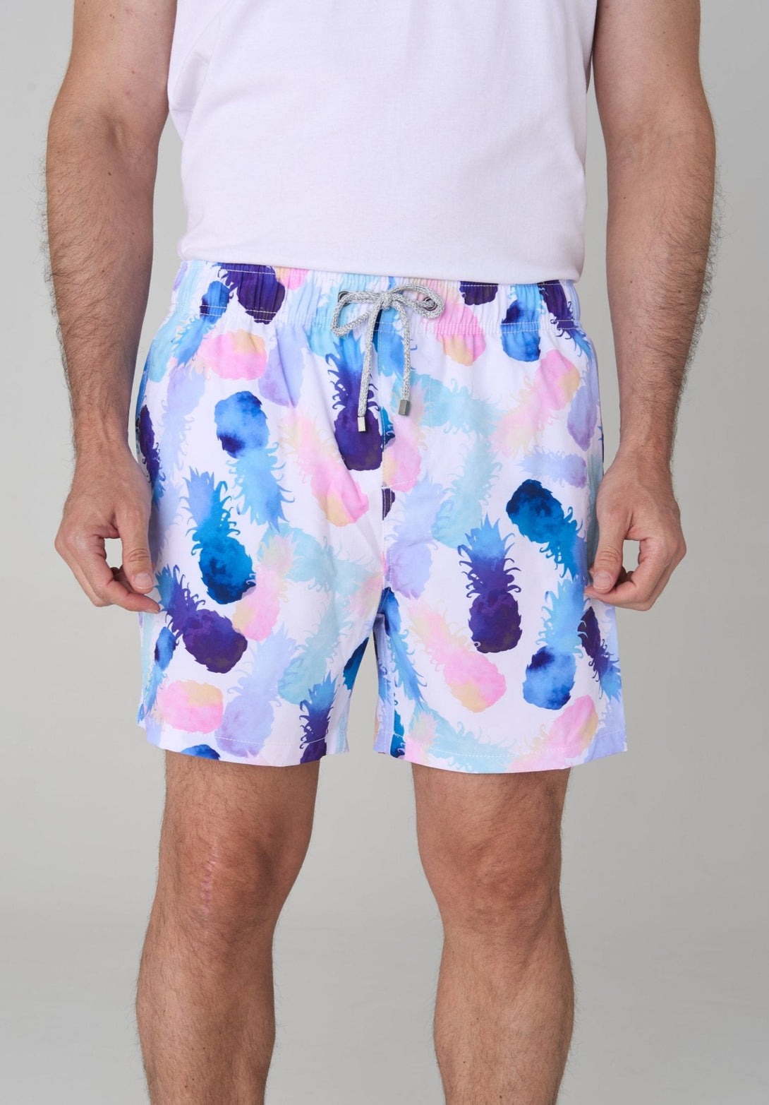 Pantaloneta estampada piñas pastel - JON SONEN COLOMBIA