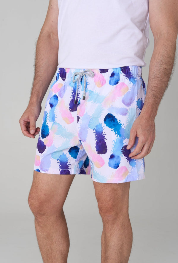 Pantaloneta estampada piñas pastel - JON SONEN COLOMBIA