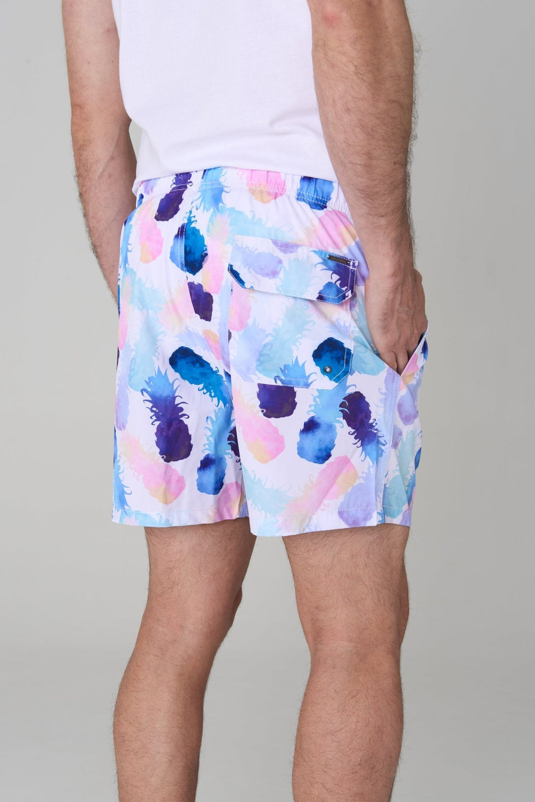 Pantaloneta estampada piñas pastel - JON SONEN COLOMBIA