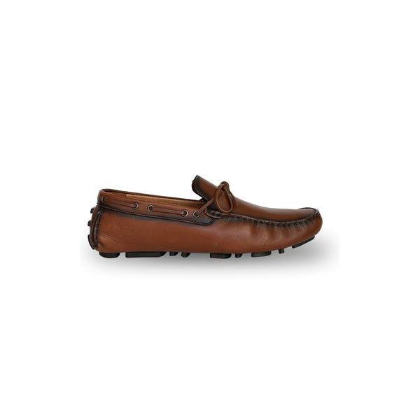 Zapato Casual Mocasín Crosta Hombre Café - JON SONEN COLOMBIA